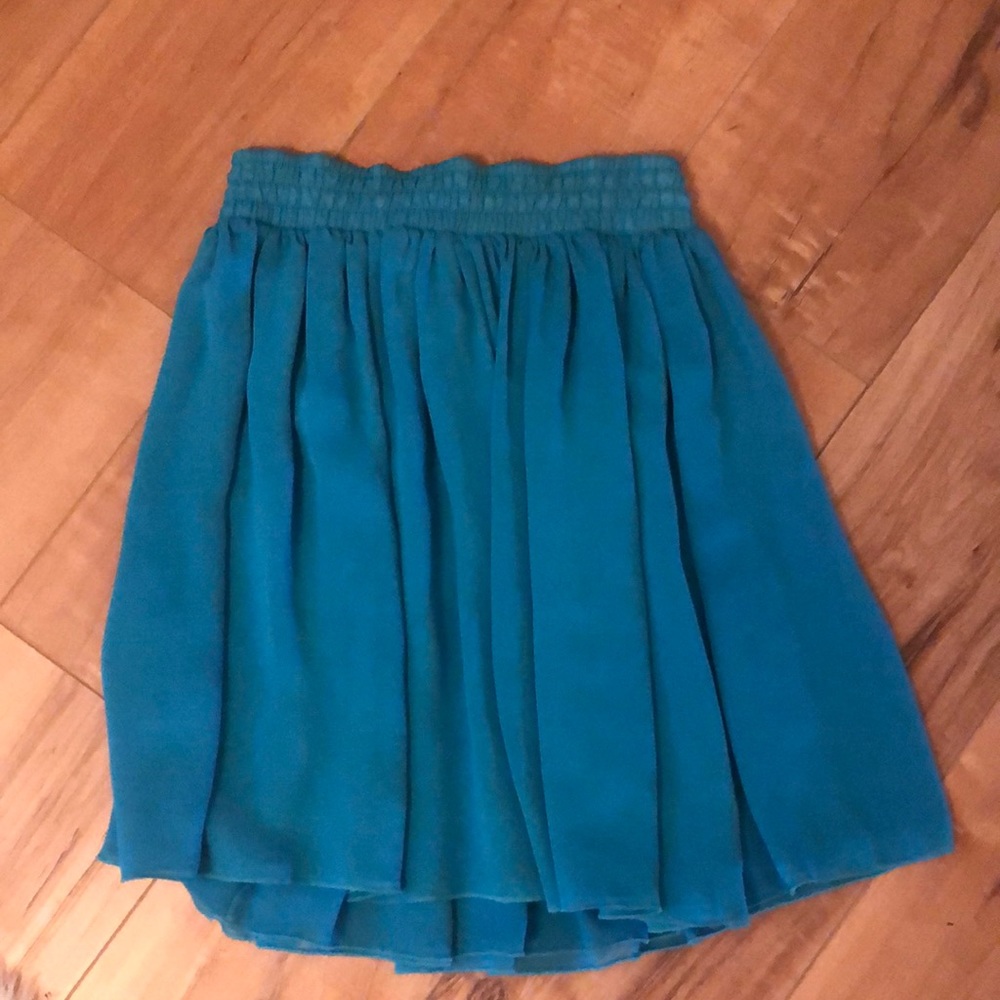 American Apparel Caribbean Blue Skirt